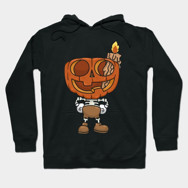 Pumpkin head Hoodie by ppmid